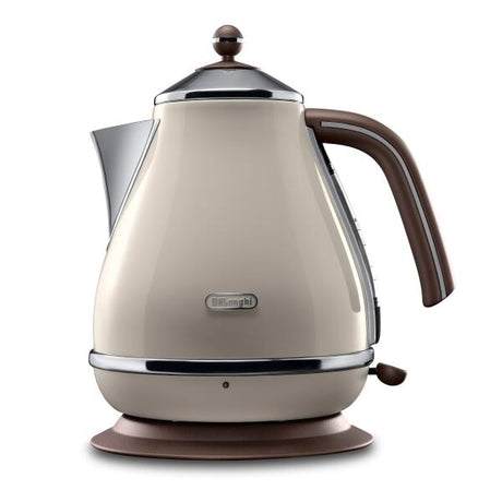 Bouilloire électrique Icona Vintage - DELONGHI - KBOV 2001.BG - 1.7 L - Résistance cachée en inox