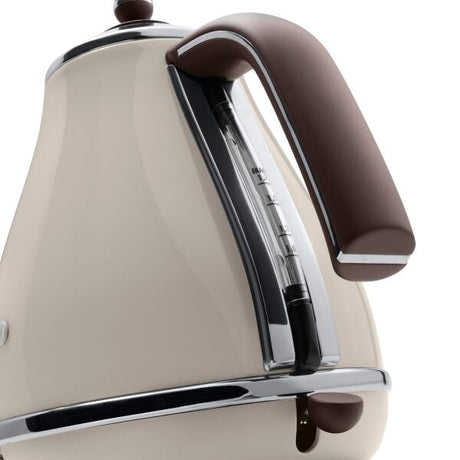 Bouilloire électrique Icona Vintage - DELONGHI - KBOV 2001.BG - 1.7 L - Résistance cachée en inox