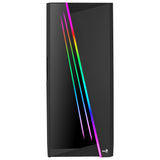 Boitier Moyen Tour E-ATX AeroCool Mirage V1 RGB avec panneau vitré (Noir)