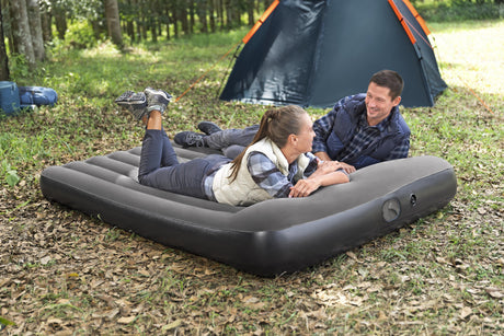 Matelas gonflable - BESTWAY - 671BS - Tritech Queen - 2 places, pompe USB intégrée, 2,03 m x 1,52 m x 30 cm