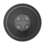 ELHO Lot de 2 pots de fleurs rond avec soucoupes Vibia Campana + Loft - Ø29,8 x H25,8cm + soucoupe Ø21 x H2,8cm - 22 L - Noir