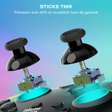 Manette de jeu - Nintendo Switch 2 - Afterglow Wave - RGB - Sans fil - Noir - Turtle Beach