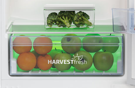 Réfrigérateur combiné - BEKO - BCHA275K4SN - Intégrable - 262 L (193 + 69) - FrostFree - Classe E - HarvestFresh - 177.5x54x54.5
