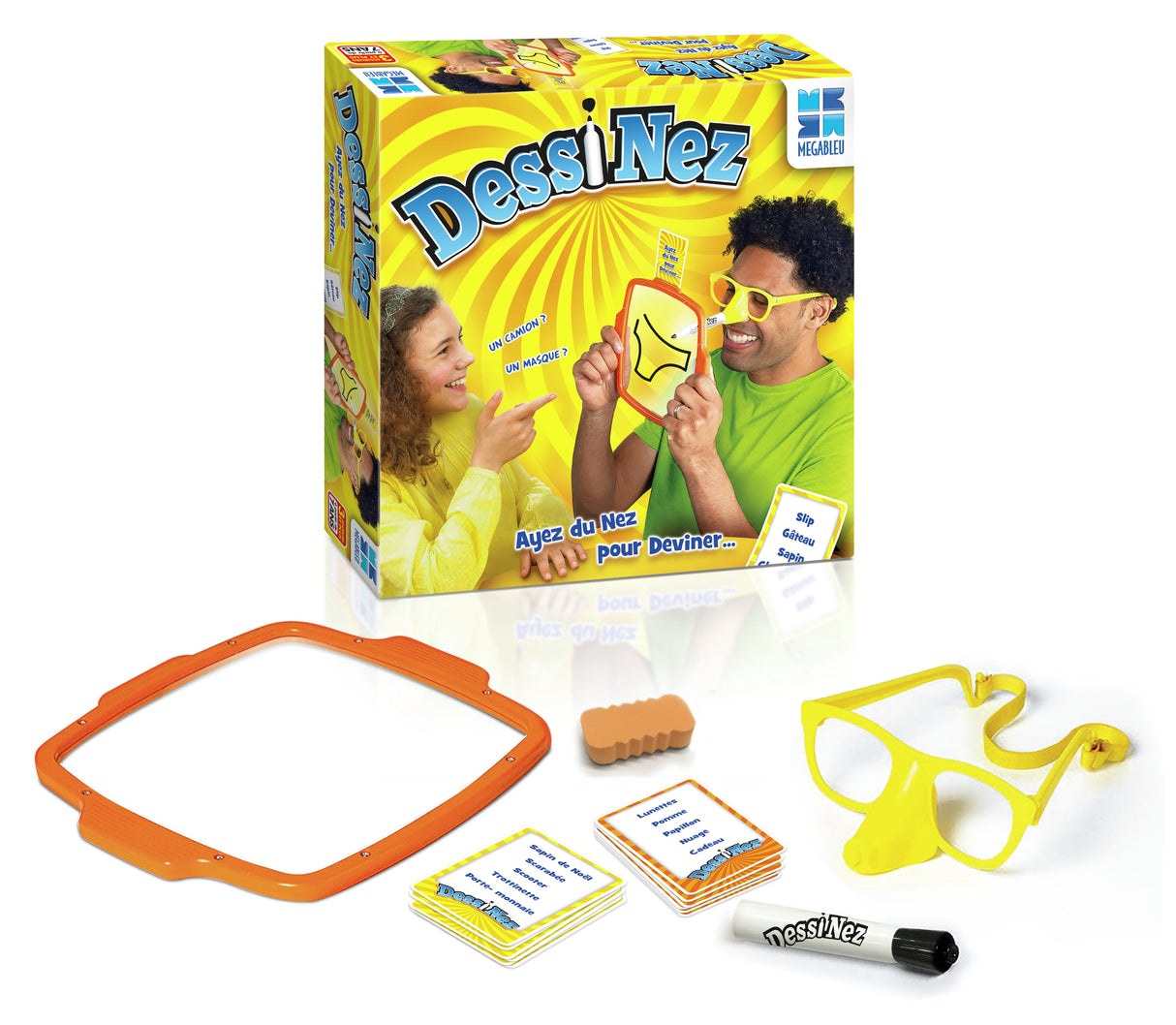 Dessi'Nez - Jeu de société - MEGABLEU - A partir de 3 joueurs