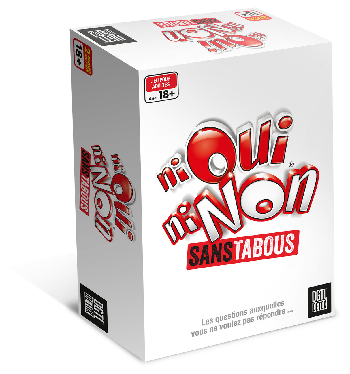 Jeu de société Ni Oui Ni Non Sans Tabous - Megableu - Pour adultes a partir de 18 ans
