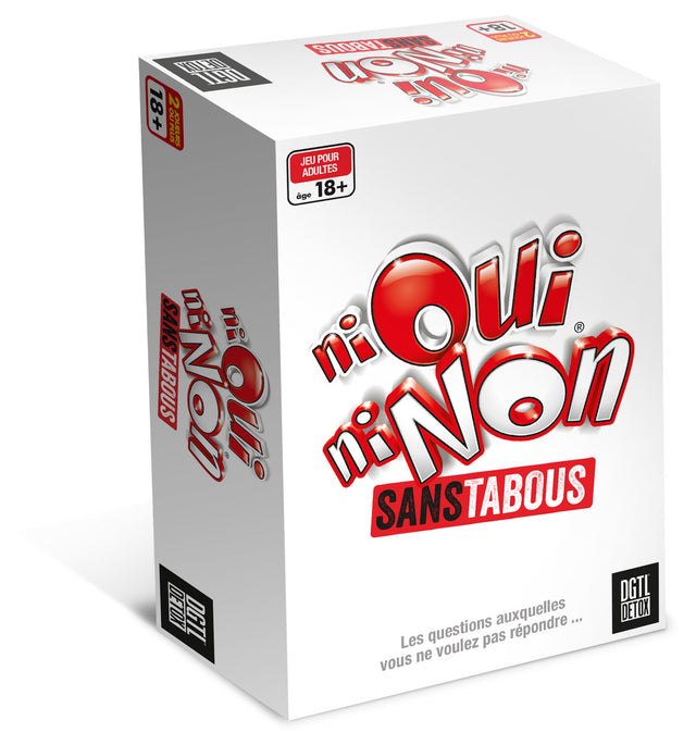 Jeu de société Ni Oui Ni Non Sans Tabous - Megableu - Pour adultes a partir de 18 ans