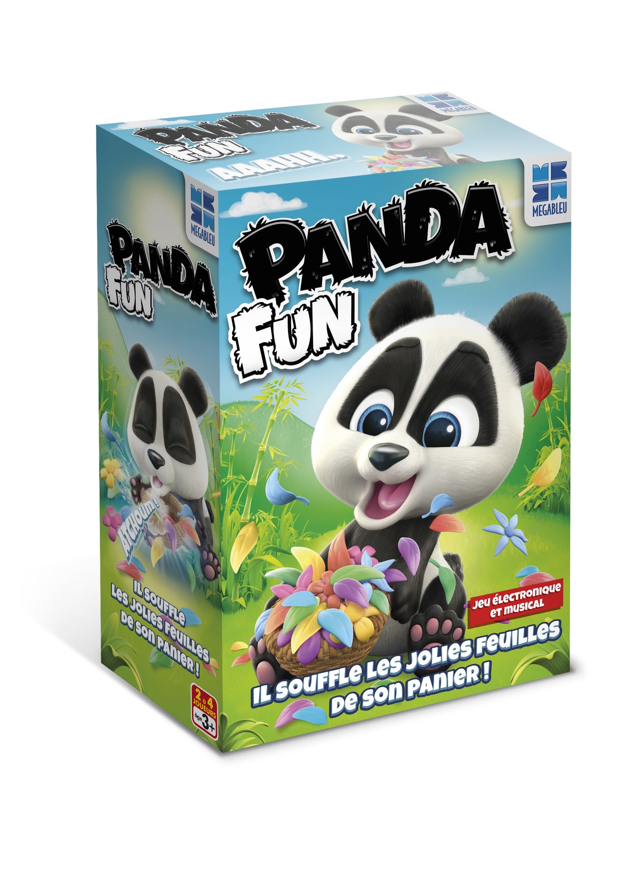 PANDA'FUN - Jeu de société - A partir de 3 ans - 2 a 4 joueurs - Megableu