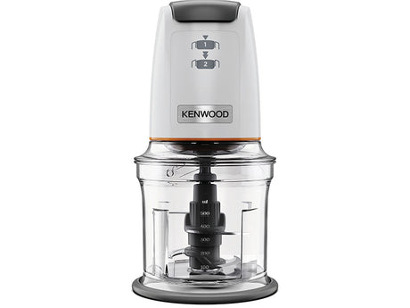 Mini-hachoir - KENWOOD - CHP61.100WH - 500 W - 0,8 L - 4 lames en acier inoxydable - Blanc