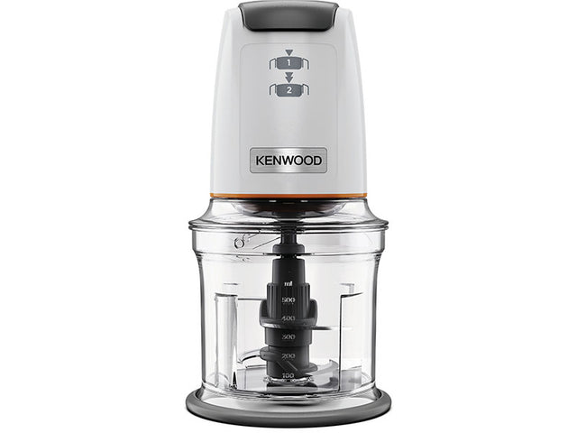 Mini-hachoir - KENWOOD - CHP61.100WH - 500 W - 0,8 L - 4 lames en acier inoxydable - Blanc
