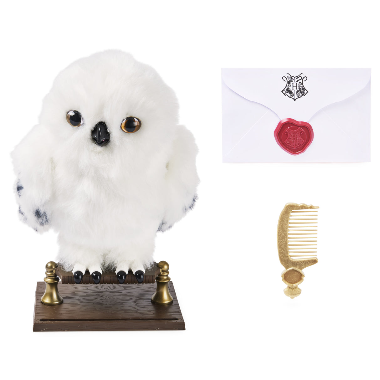 Harry Potter – Hedwige Enchantée – Peluche Interactive – Des 5 ans – 30cm
