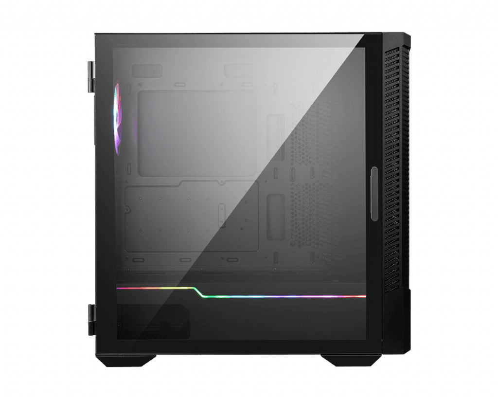 Boitier Moyen Tour E-ATX MSI MPG Velox 100P Airflow RGB avec panneau vitré (Noir)