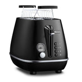 Grille-pain - DELONGHI - CTOV2103.BK - 900 W - 2 fentes - Noir mat / Chocolat