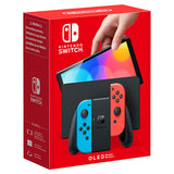 Console Nintendo Switch - Modele OLED • Bleu Néon & Rouge Néon