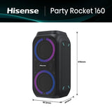 Enceinte nomade - HISENSE - Bluetooth - Max 160 W