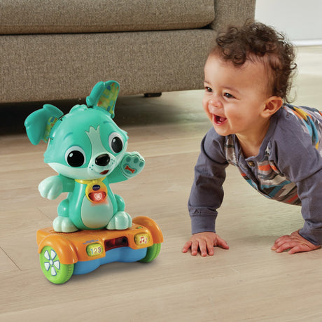 VTECH BABY - Titou, Mon Toutou Hoverboard - Chien Malicieux a 3 Roues - Piles Fournies - 12 a 36 mois