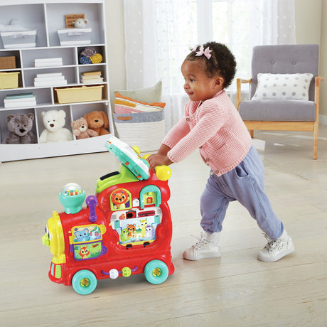 Porteur Maxiloco Mon Trotti Train 7 En 1 - VTECH BABY - Rouge - Musical