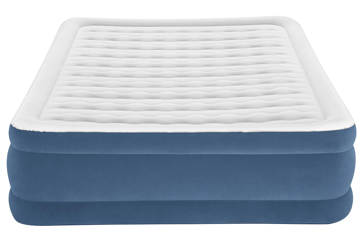 Matelas gonflable - BESTWAY - 67624 - 203x152x46 cm - Bleu/Blanc - Camping