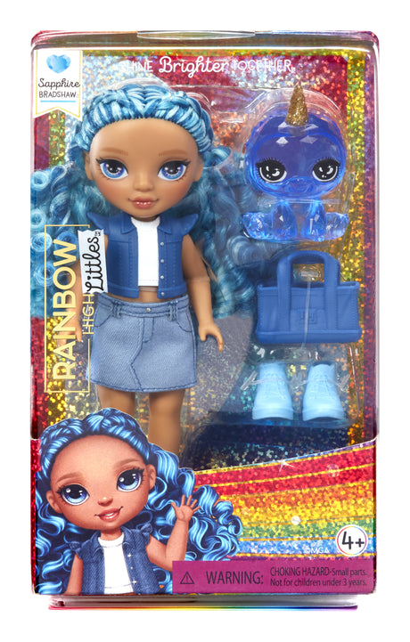 Rainbow High Littles - Poupée 15cm + animal de compagnie - Bleu - Des 4ans