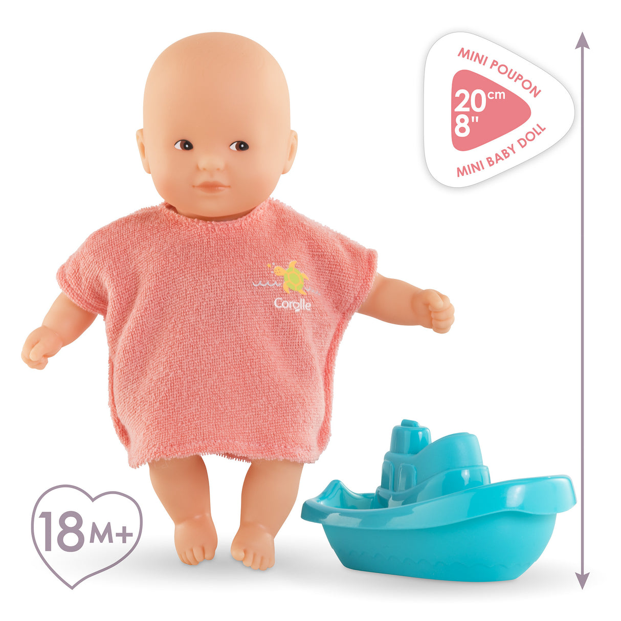 Coffret poupon - COROLLE - Mini bain - 20 cm - Des 18 mois