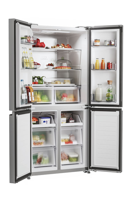 Réfrigérateur multi-portes - CANDY CFQQ5T817EPS - 467L (311L + 156L) - No Frost - Classe E - Silver