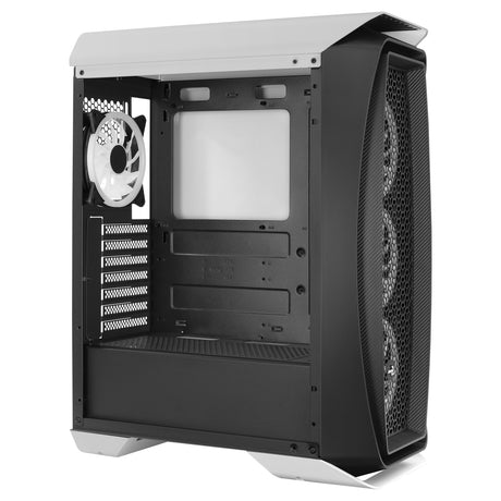 Boitier Moyen Tour ATX AeroCool Aero One Duo RGB avec panneau vitré (Blanc)