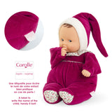 Doudou - COROLLE - Babipouce Rose Grenadine - 28 cm - senteur vanille - des la naissance
