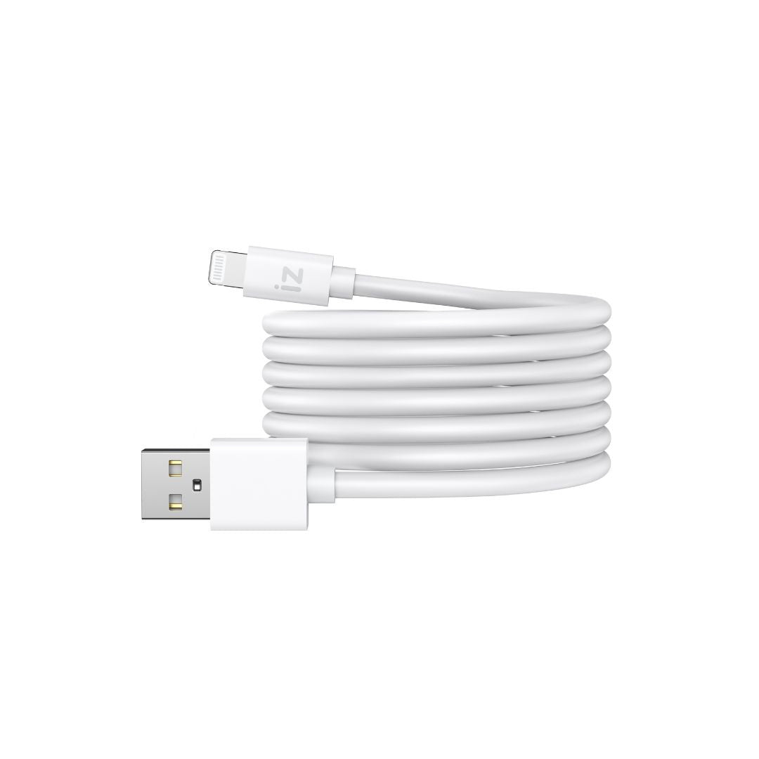 C ble IZZY USB / Lightning 2m - 12W - blanc