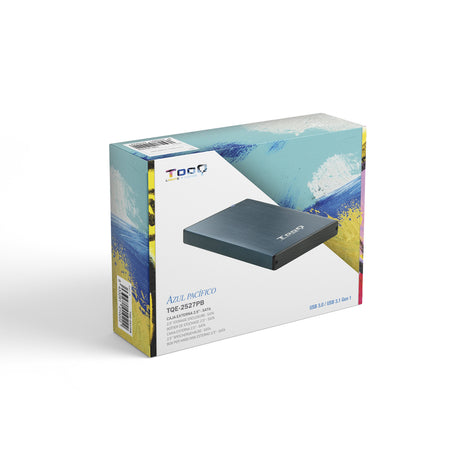 Boitier externe USB 3.1 TooQ TQE-2527 - S-ATA 2,5" (Vert)
