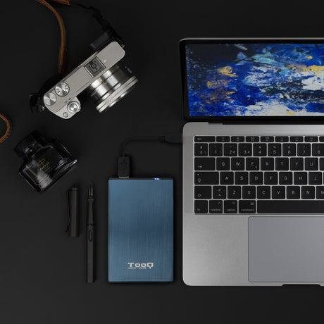 Boitier externe USB 3.1 TooQ TQE-2527 - S-ATA 2,5" (Vert)