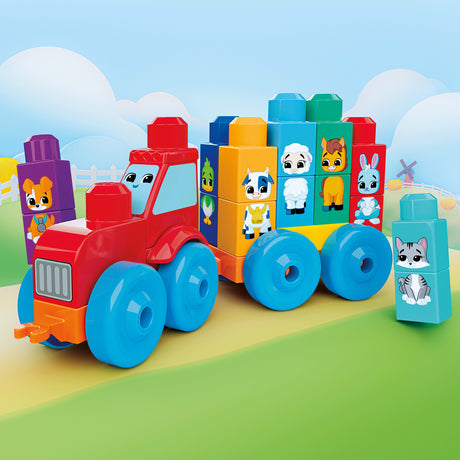 Le tracteur des animaux - des 1 an et demi - Mega Blocks - JKG33