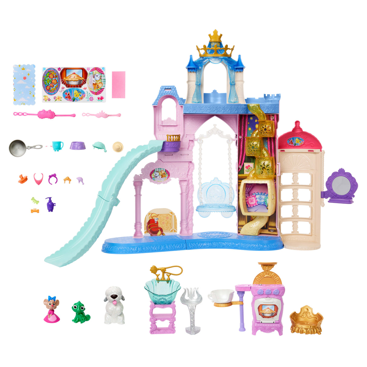 Disney Princess - Coffret Le Palais des Animaux - 7 espaces de jeu - Disney Princess - JBF96