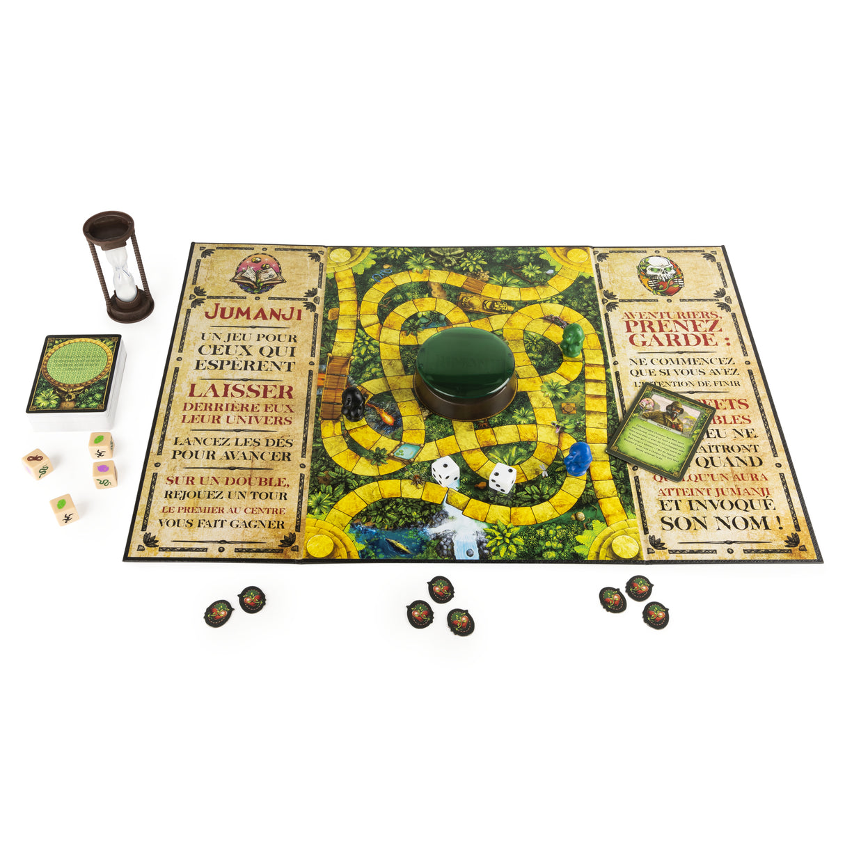 Jumanji le jeu - SPIN MASTER - Edition Rétro - Jeu de plateau pour Toute La Famille ou entre Adultes
