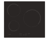 Plaque de cuisson vitrocéramique CANDY CH63CT - 3 foyers - L 60cm - Noir