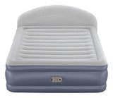 Matelas gonflable - BESTWAY - 671BD Queen - Pompe électrique intégrée - Tete de lit LoungeLux - Tritech durable