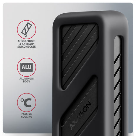 Boitier externe USB-C 3.2 Axagon EEM2-20G - NVMe M.2 Type 2280 (Noir)