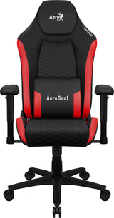 Fauteuil Gamer Aerocool Crown Leatherette (Noir/Rouge)