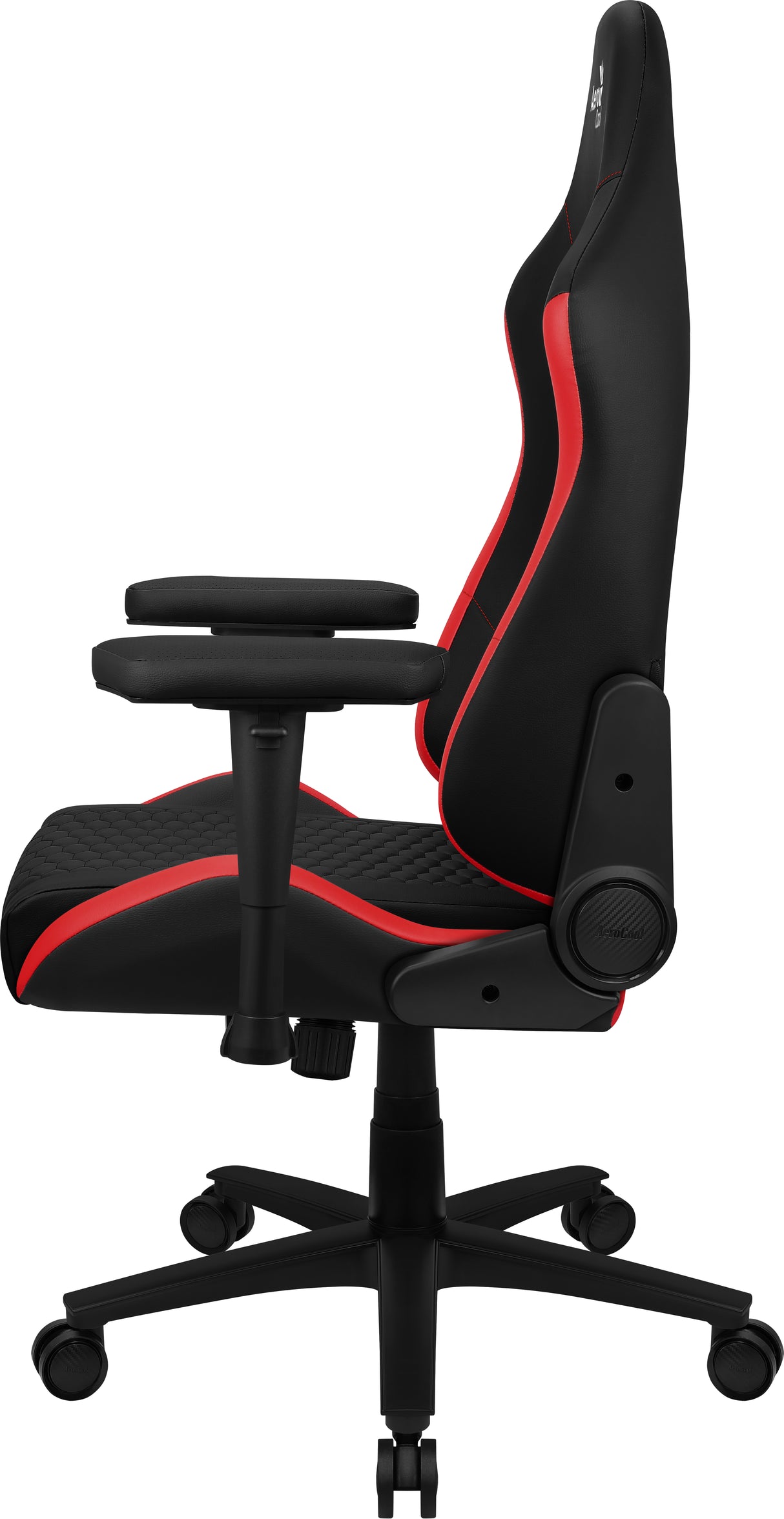 Fauteuil Gamer Aerocool Crown Leatherette (Noir/Rouge)