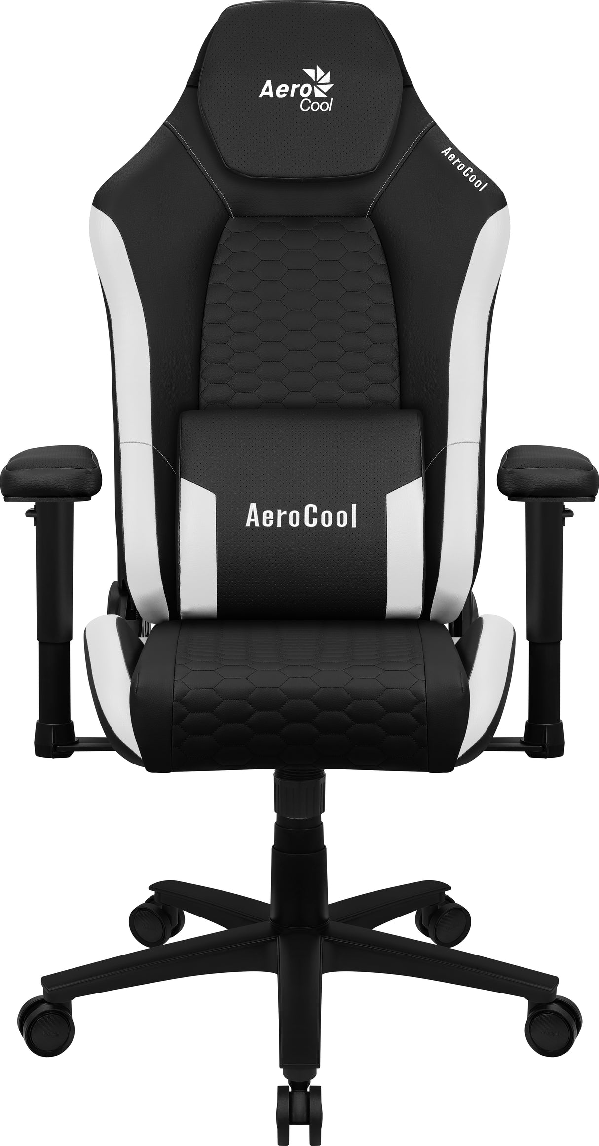 Fauteuil Gamer Aerocool Crown Leatherette (Noir/Blanc)
