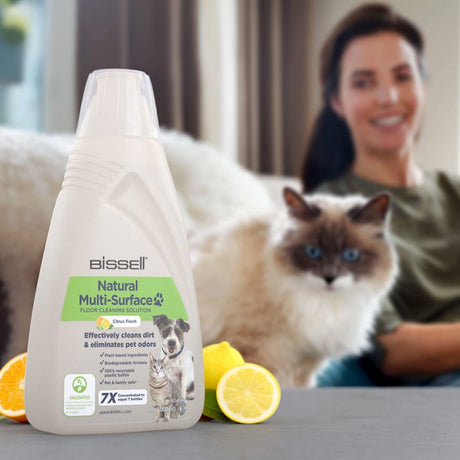Nettoyant pour sols avec formule Naturelle - BISSELL - B3122 Crosswave - 1L, Spécial Animaux, Nettoyage Multi-Surfaces