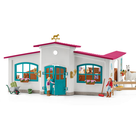 Grand Manege Equestre, Coffret figurine et accessoires, Schleich 42639 Horse Club, Pour enfant des 5 ans