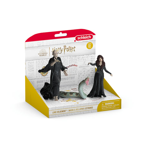 Coffret figurines Voldemort, Nagini et Bellatrix, Schleich 42684 Harry Potter, Pour enfant des 6 ans