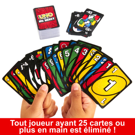 Mattel Games - UNO No Mercy - Jeu de cartes pour toute la famille