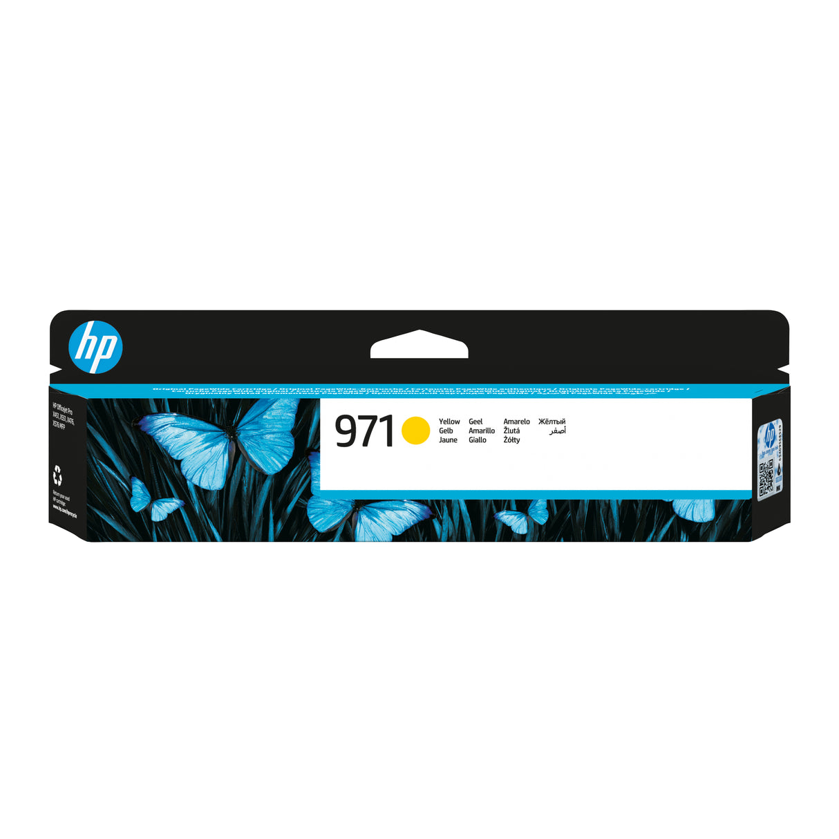 HP 971 Cartouche d'encre jaune authentique (CN625AE) pour HP Officejet Pro X451/X476/X551/X576