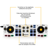 HERCULES DJ CONTROL MIX - Contrôleur DJ Bluetooth pour Smartphone (iOS et Android) - App djay - 2 voies