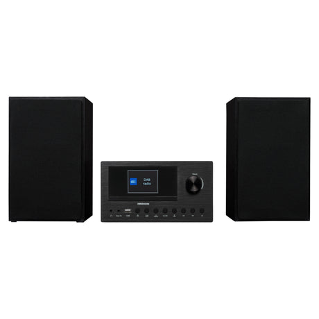Mini Chaîne HiFi - MEDION - Radio Internet DAB/FM - Lecteur CD - 2x150W - Noir