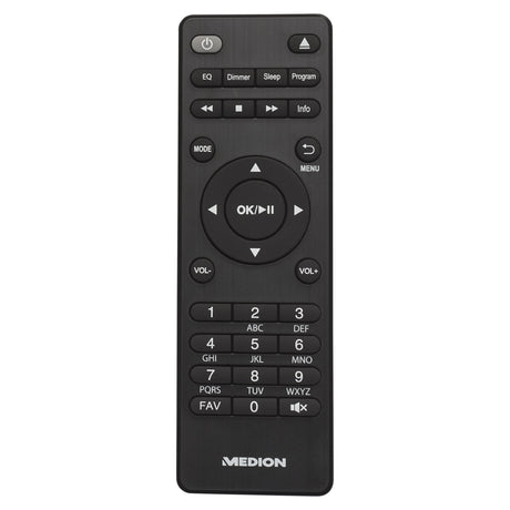 Mini Chaîne HiFi - MEDION - Radio Internet DAB/FM - Lecteur CD - 2x150W - Noir