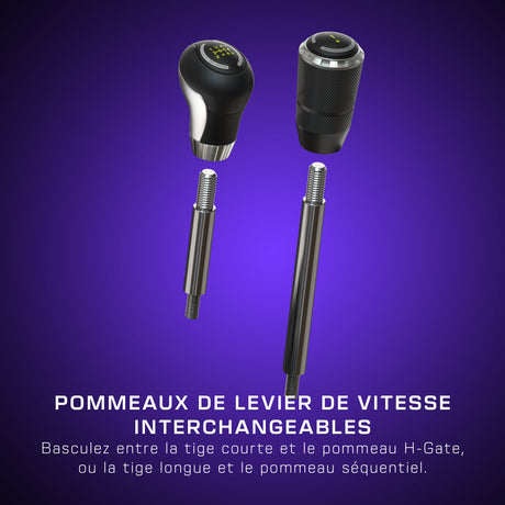 Levier de vitesse et frein a main universel - TURTLE BEACH - TBS-0001-05 - VelocityOne™ Multi-Shift - Noir
