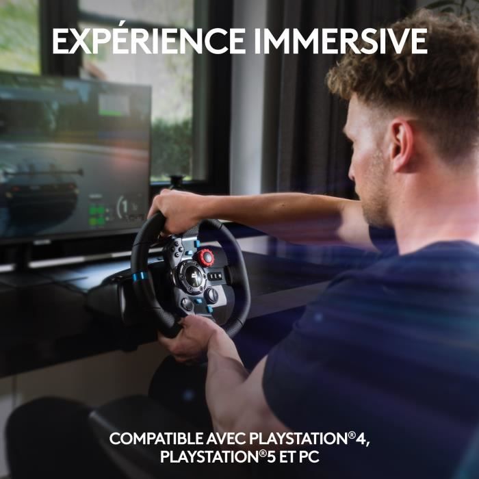 Volant de course et pÈdales G29 - Logitech G - Compatible PS5, PS4 et PC