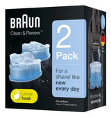 Cartouche de nettoyage - BRAUN - CCR2 Recharges clean & renew - Pour station SmartCare - Pack de 2