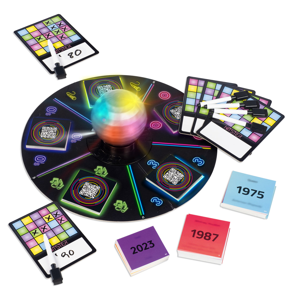 Hitster Bingo - Jeu de société - DUJARDIN - Revivez 100 ans de hits musicaux